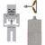 Mattel Minecraft Toys, Skeleton Action Figure with Accessory