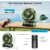 Minthouz 30000 mAh Camping misting Fan with LED Light