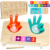 Montessori Math Learning Toys 2 in 1 Finger Counting