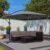 Neo 3M Garden Banana Freestanding Parasol & LED Lights