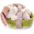 NICI Cuddly Toy Rabbit Cappuccino 12 cm Toy in Basket