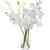Oairse Artificial Orchid Flower in Vase Real Touch