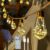 Ollny Solar Lights Outdoor Garden 6m Hemp Rope Festoon Light