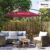 Outsunny 3(m) Garden Banana Parasol Hanging Cantilever