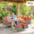 Outsunny 5 Pieces Rattan Garden Furniture Set, 6 Seater