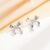 Rajputana 925 Sterling Silver Bow Earrings for Women