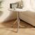 Round Coffee Tables, Vintage-Style Stainless Steel