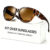 SIPHEW Fit Over Polarised Sunglasses Women, Round UV400