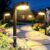 Solar Lights Outdoor Garden 4 Pack, 2X Brighter