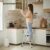 SONGMICS 2 Step Ladder, Folding Step Ladder, Safety Lock