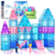 Soyee Magnetic Tiles 102pcs with 2 Stairs 2 Dolls