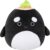 Squishmallows Original 7.5-Inch Kai the Black Sushi Orca