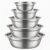 Stainless Steel Mixing Bowls Set,5 PCS (22cm-14cm)