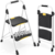 Step Ladder, 2 Steps, Folding Steel Step Stool