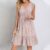 Summer Dresses for Women UK Sleeveless V Neck Ruched