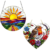 Sunflower and Robin Two-Piece Sun Catcher Set