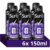 Sure Men Active Dry Deodorant Body Spray 150 ml, Pack of 6