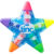 Tinc Star Shaped 5 in 1 Multi Coloured Highlighter Pen for K