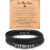 To My Son Leather Bracelet