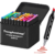 Tongfushop 80 Colored Marker Set, Dual Tip Alcohol Markers