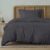 Utopia Bedding Single Duvet Cover Set – 2 Piece (Grey)
