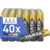 VARTA Power on demand AAA micro batteries pack of 40