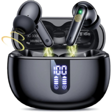 Wireless Earbuds, Bluetooth 6.0 Headphones, AI Chip and ENC