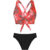 Women’s Two Piece Swimsuits Criss Cross Top Bikini