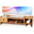 Wood Monitor Stand, Wooden Office Desk Desktop Storage
