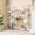 YITAHOME Bookcase, Industrial Book shelf with 13 Shelves