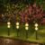 ZKLiLi Solar Hourglass Lights, Solar Pathway Lights Outdoor